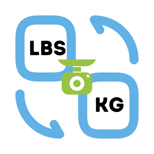 Convert Pounds (lbs) to Kilograms (kg) Icon