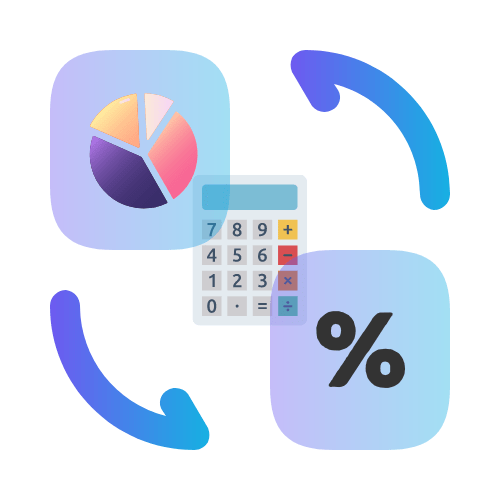 Fraction to Percent Calculator Icon