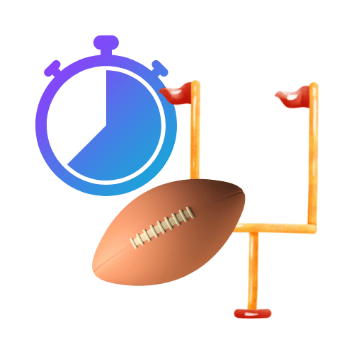 Super Bowl Countdown Clock Icon